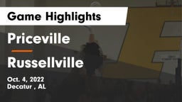 Priceville  vs Russellville  Game Highlights - Oct. 4, 2022