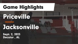 Priceville  vs Jacksonville  Game Highlights - Sept. 2, 2023