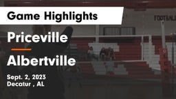 Priceville  vs Albertville  Game Highlights - Sept. 2, 2023