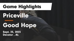 Priceville  vs Good Hope Game Highlights - Sept. 25, 2023