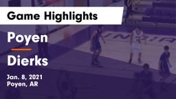 Poyen  vs Dierks  Game Highlights - Jan. 8, 2021
