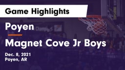 Poyen  vs Magnet Cove Jr Boys Game Highlights - Dec. 8, 2021
