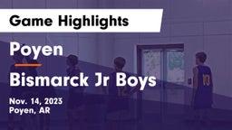 Poyen  vs Bismarck Jr Boys Game Highlights - Nov. 14, 2023