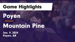 Poyen  vs Mountain Pine  Game Highlights - Jan. 9, 2024
