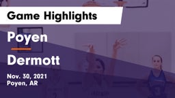 Poyen  vs Dermott  Game Highlights - Nov. 30, 2021