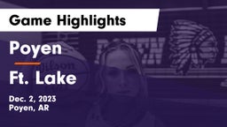 Poyen  vs Ft. Lake Game Highlights - Dec. 2, 2023