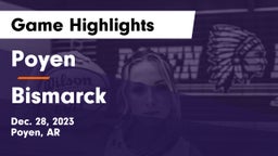 Poyen  vs Bismarck  Game Highlights - Dec. 28, 2023