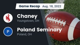 Recap: Chaney  vs. Poland Seminary  2022