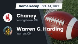 Recap: Chaney  vs. Warren G. Harding  2022