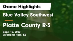 Blue Valley Southwest  vs Platte County R-3 Game Highlights - Sept. 10, 2022