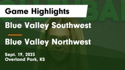 Blue Valley Southwest  vs Blue Valley Northwest  Game Highlights - Sept. 19, 2023