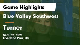 Blue Valley Southwest  vs Turner  Game Highlights - Sept. 23, 2023