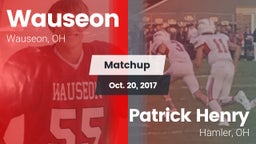 Matchup: Wauseon vs. Patrick Henry  2017