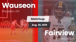 Matchup: Wauseon vs. Fairview  2019