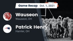 Recap: Wauseon  vs. Patrick Henry  2021