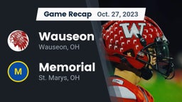 Recap: Wauseon  vs. Memorial  2023