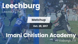 Matchup: Leechburg vs. Imani Christian Academy  2017