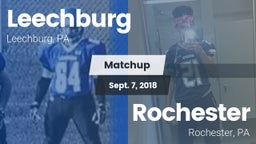 Matchup: Leechburg vs. Rochester  2018