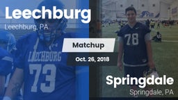 Matchup: Leechburg vs. Springdale  2018