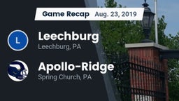 Recap: Leechburg  vs. Apollo-Ridge  2019