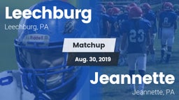 Matchup: Leechburg vs. Jeannette  2019