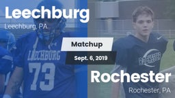 Matchup: Leechburg vs. Rochester  2019