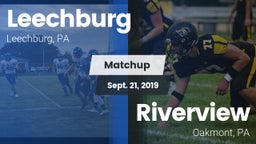 Matchup: Leechburg vs. Riverview  2019