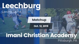 Matchup: Leechburg vs. Imani Christian Academy  2019