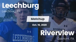 Matchup: Leechburg vs. Riverview  2020