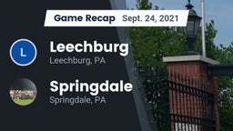 Recap: Leechburg  vs. Springdale  2021