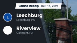 Recap: Leechburg  vs. Riverview  2021