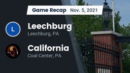 Recap: Leechburg  vs. California  2021