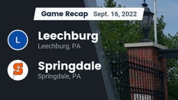 Recap: Leechburg  vs. Springdale  2022