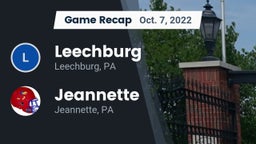 Recap: Leechburg  vs. Jeannette  2022