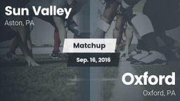 Matchup: Sun Valley vs. Oxford  2016