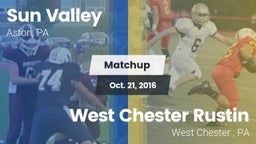 Matchup: Sun Valley vs. West Chester Rustin  2016