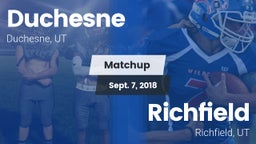 Matchup: Duchesne vs. Richfield  2018