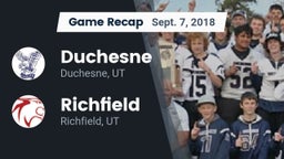 Recap: Duchesne  vs. Richfield  2018
