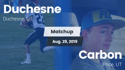 Matchup: Duchesne vs. Carbon  2019