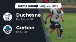 Recap: Duchesne  vs. Carbon  2019