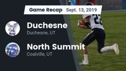 Recap: Duchesne  vs. North Summit  2019