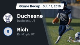 Recap: Duchesne  vs. Rich  2019