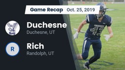 Recap: Duchesne  vs. Rich  2019
