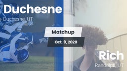 Matchup: Duchesne vs. Rich  2020