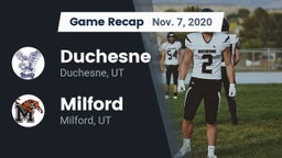 Recap: Duchesne  vs. Milford  2020