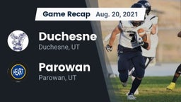 Recap: Duchesne  vs. Parowan  2021