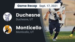 Recap: Duchesne  vs. Monticello  2021