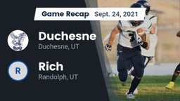 Recap: Duchesne  vs. Rich  2021