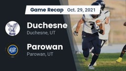 Recap: Duchesne  vs. Parowan  2021