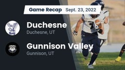 Recap: Duchesne  vs. Gunnison Valley  2022